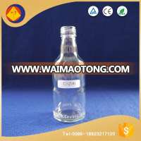 High quality personalized custom classic engraving round shoulder glass empty beer bottles