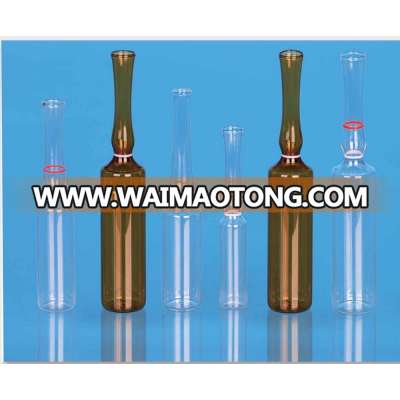 hot sale clear and amber glass ampoules, Type I borosilicate glass